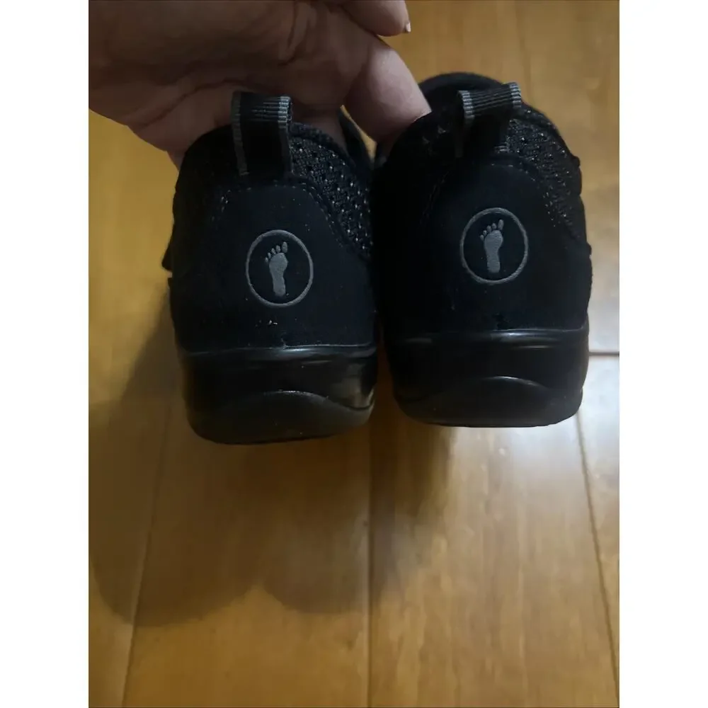 Orthofeet Quincy Stretch Slip On Shoes Size 9B 821 Black Women’s Comfort Strap